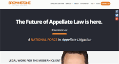 Desktop Screenshot of brownstonelaw.com